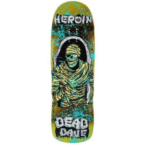 Heroin KO2 Dead Dave Mummy Skateboard Deck 10.125" full