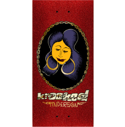 Krooked DBX Manderson Chain Skateboard Deck 8.38" graphic