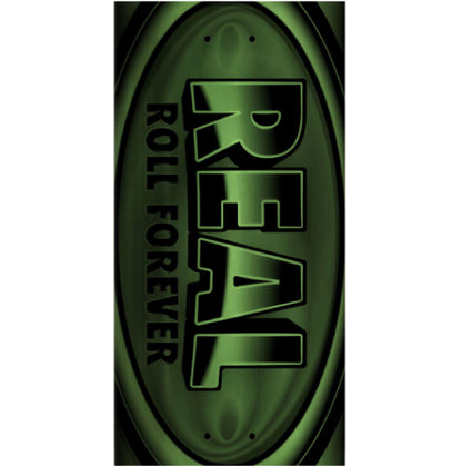 Real DBX Full Skateboard Deck Green Foil 8.5" graphic