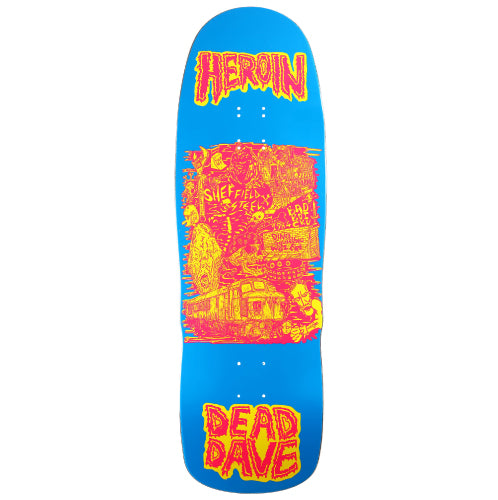 Heroin Dead Dave Allegory of Fear Skateboard Deck 10.1" graphic