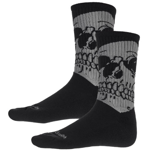 Deathwish Death in Disguise Crew Socks - Black/Grey