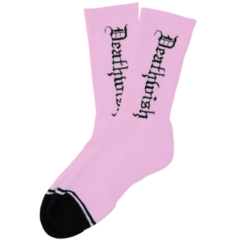 Deathwish Death Crew Socks - Pink