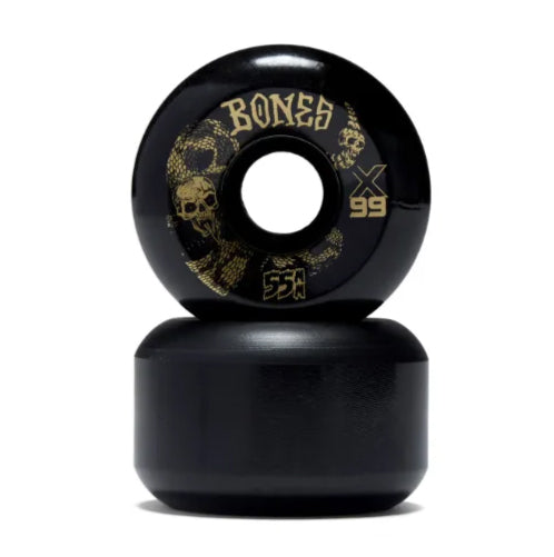 Bones XF V6 Widecut Death Venom Wheels 99A 55mm photo
