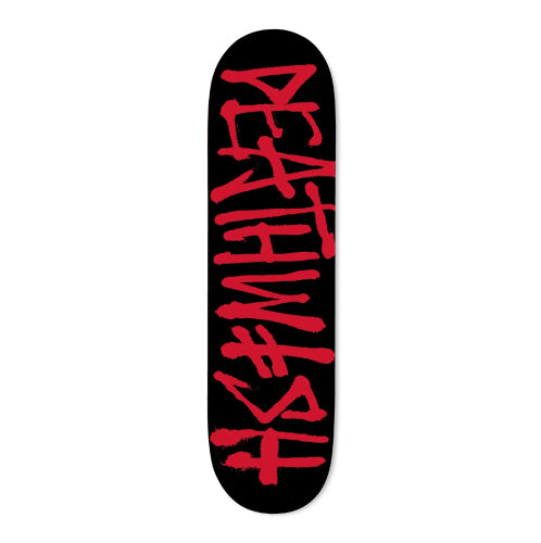 Deathwish Deathspray Logo Skateboard Deck Black/Red 8.25"