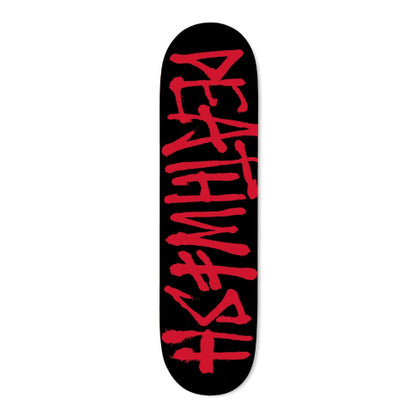 Deathwish Deathspray Logo Skateboard Deck Black/Red 8.25"