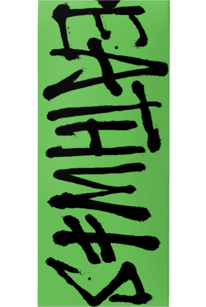 Deathwish OG Deathspray Green/Black Skateboard Deck 8.475" close