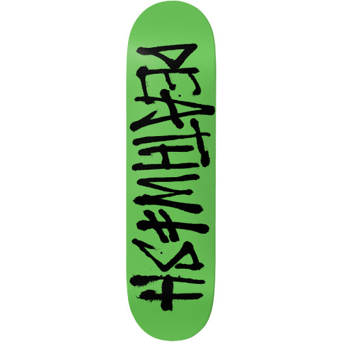 Deathwish OG Deathspray Green/Black Skateboard Deck 8.475" full