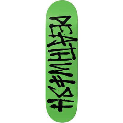 Deathwish OG Deathspray Green/Black Skateboard Deck 8.475" full
