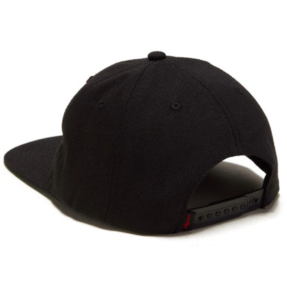 Deathwish Double Barrel Snapback Hat - Black