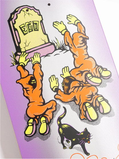 Santa Cruz Delfino Ego FeelBase Skateboard Deck Prismatic 8.25"