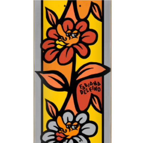 Santa Cruz Fabiana Delfino Flower Crew Skateboard Deck 8.0