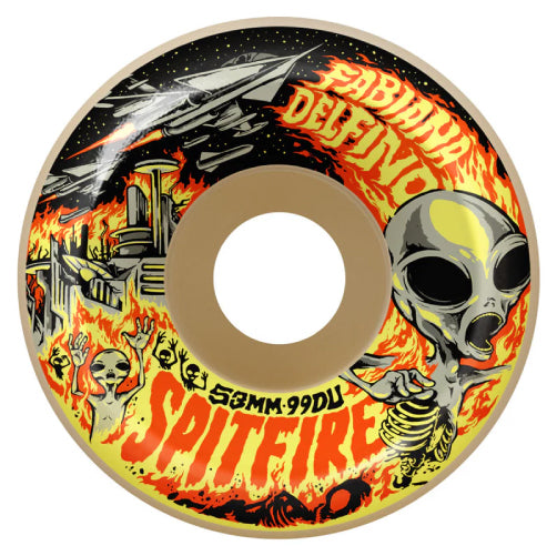 Spitfire F4 Conical Full Delfino Invasion Wheels 99D 53mm