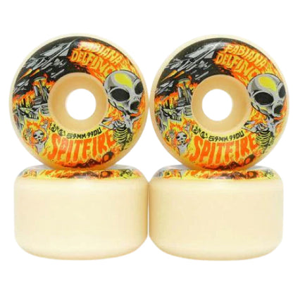 Spitfire F4 Conical Full Delfino Invasion Wheels 99D 54mm