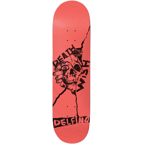 Deathwish Delfino Rot Skateboard Deck 8.5" full bottom