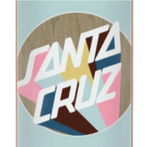 Santa Cruz Delta Dot Skateboard Deck Black 8.125"