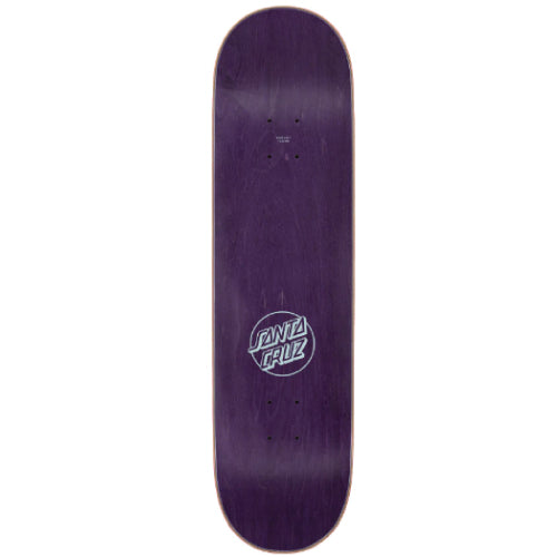 Santa Cruz Delta Dot Skateboard Deck Black 8.125"
