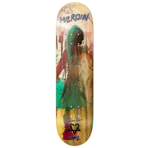 Heroin Dern X Bam Skateboard Deck 8.38" full