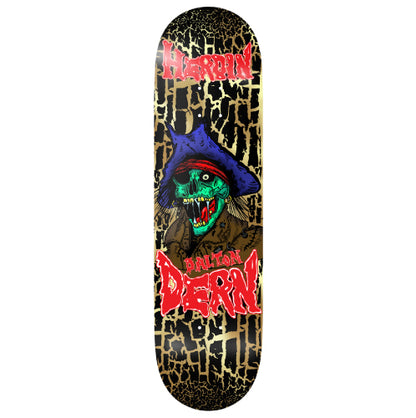 Heroin KO2 Dern Pirate Skateboard Deck 8.75" full