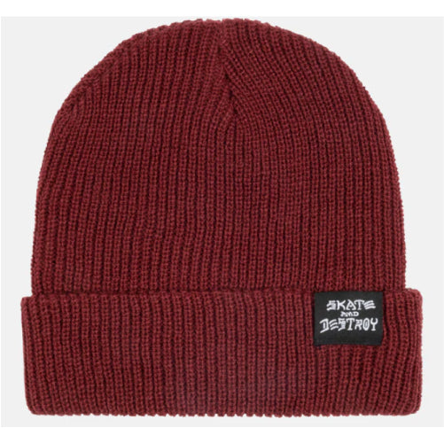 Thrasher Skate and Destroy Beanie - Maroon