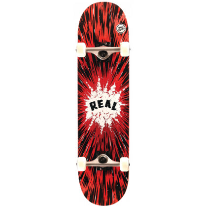 Real Detonate Complete Skateboard 8.0" red