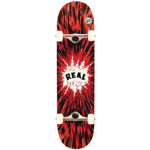 Real Detonate Complete Skateboard 8.0" red