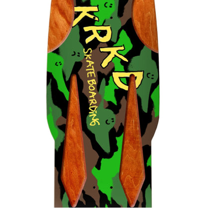 Krooked Diamond Quade Skateboard Deck Kamo 10.75" graphic