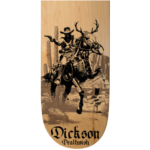 Deathwish Dickson Hunt Skateboard Deck 8.25" graphic