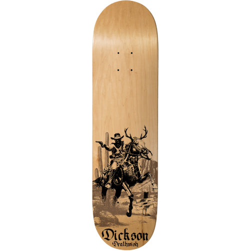 Deathwish Dickson Hunt Skateboard Deck 8.25" full bottom