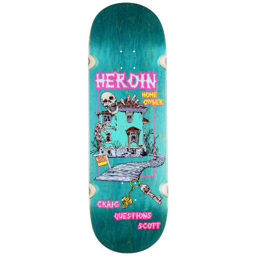 Heroin Craig Questions Die Tonight Skateboard Deck 10"
