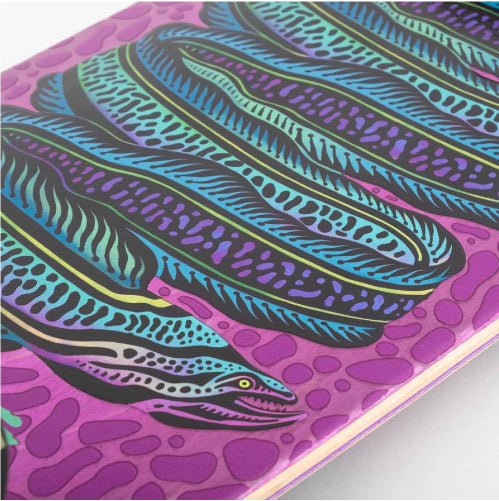 Landyachtz Dinghy Classic Fender Moray Eel Complete 28.5" close graphic