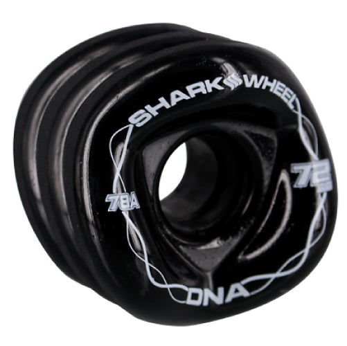Shark Wheel DNA Black Longboard Wheels 72MM 78A