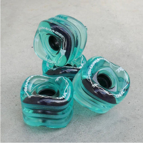Shark Wheel DNA Emerald Green Longboard Wheels 72MM 78A