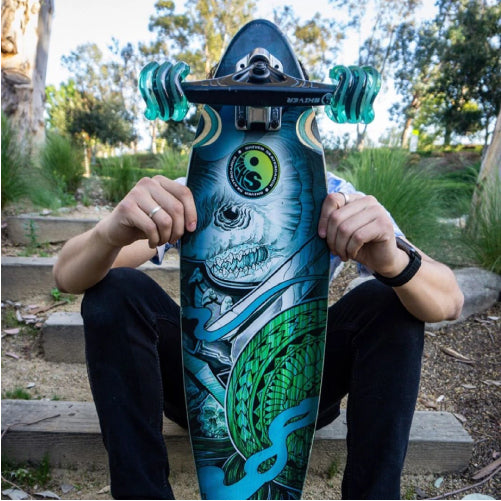 Shark Wheel DNA Emerald Green Longboard Wheels 72MM 78A