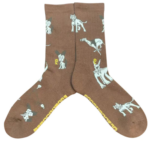 Psockadelic Dog World Socks pair