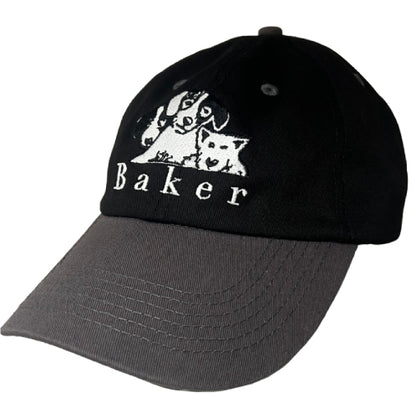 Baker Where My Dogs At Snapback Hat black/grey