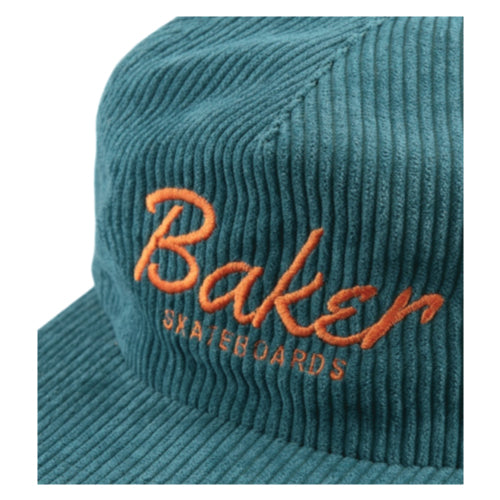 Baker Dolphin Corduroy Snapback Hat - Green