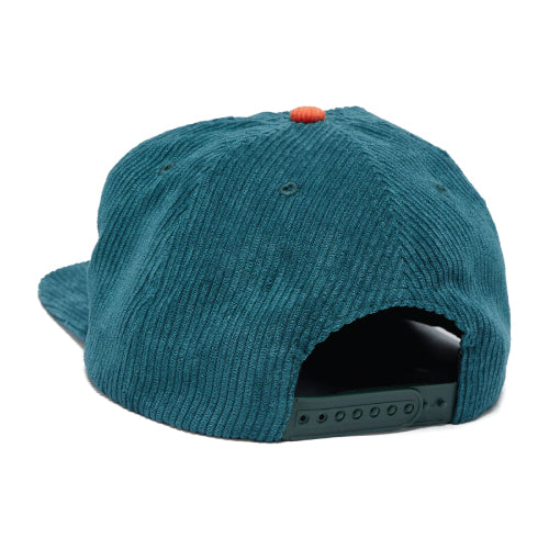 Baker Dolphin Corduroy Snapback Hat - Green