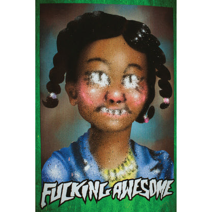 Fucking Awesome Domond Class Photo Skateboard Deck 8.25" closeup stock green veneer