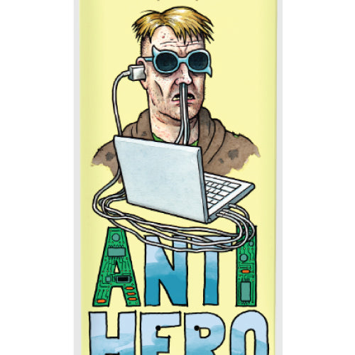 Antihero Doobie Anti Intelligence Skateboard Deck 8.75"