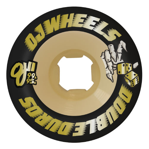 OJ Double Duro Mini Combo Black/Gum Wheels 56MM 99A/95A outside