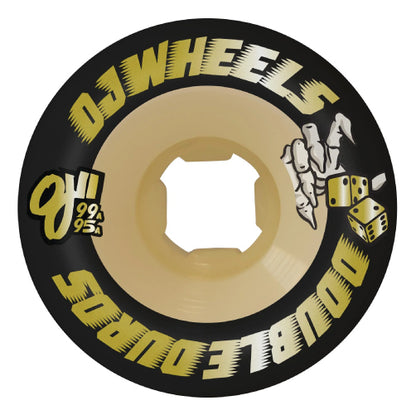 OJ Double Duro Mini Combo Black/Gum Wheels 58MM 99A/95A outside