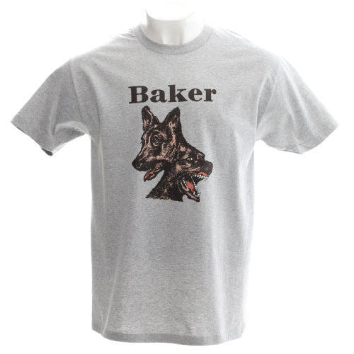 Baker Double Dog Tee - Heather Grey