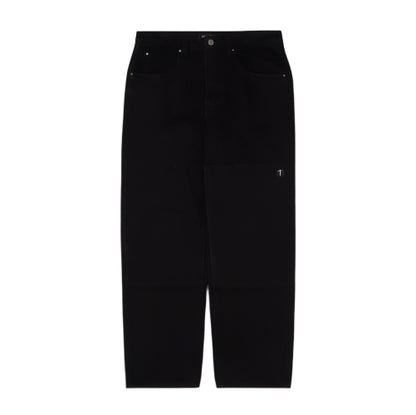 Hockey Double Knee Jean - Black front