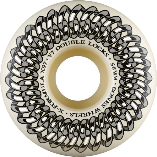Bones XF V7 Double Lock Wheels 97A 56mm