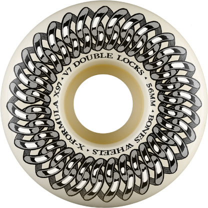 Bones XF V7 Double Lock Wheels 97A 56mm