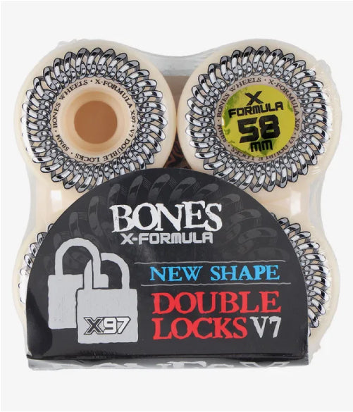 Bones XF V7 Double Lock Wheels 58MM 97A