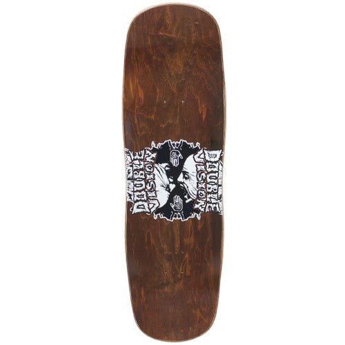 Vision Double Vision Reissue Skateboard Deck Brown Stain 9.5"