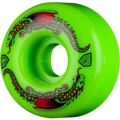 Powell Peralta Dragon Formula Skateboard Wheels Green 53MM 93A