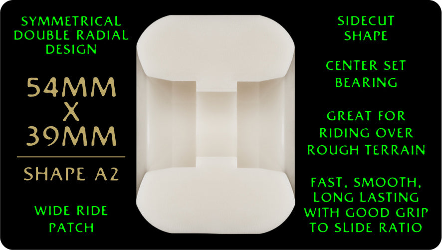 Powell Peralta Dragon Formula A2 Wheels 54MM x 39MM 88A specs