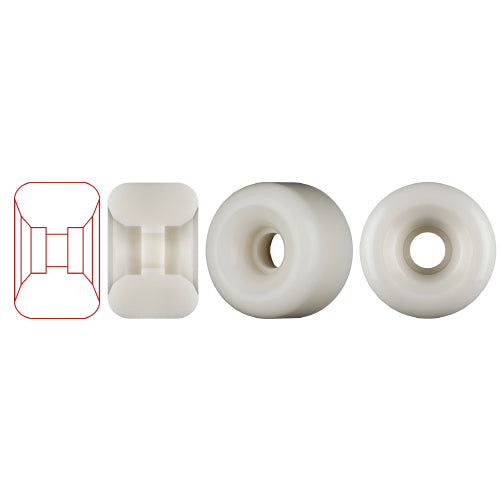 Powell Peralta Dragon Formula Wheels White 64MM 93A